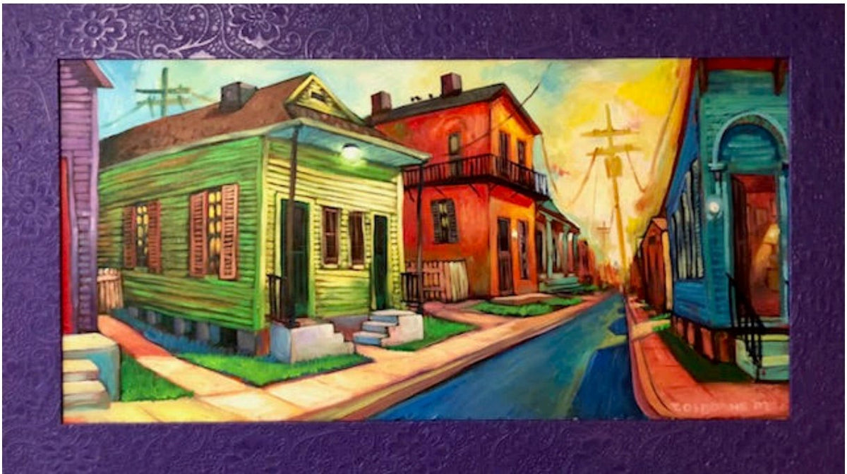 New Orleans Cityscape” Original Painting by Terrance Osborne