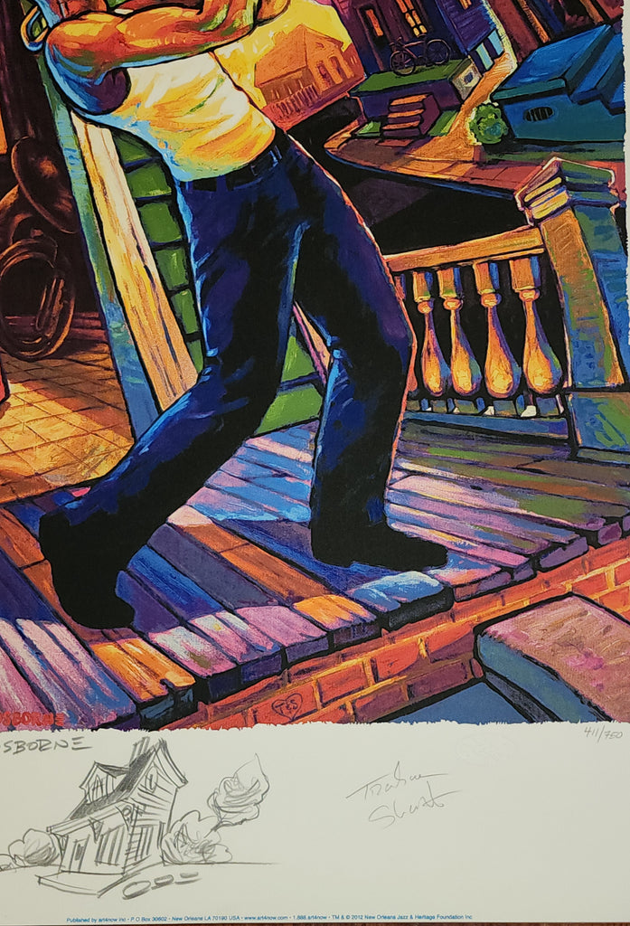 2012 New Orleans Jazz Fest Poster - Remarque