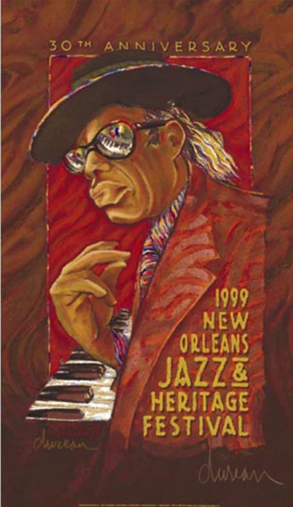 1999 New Orleans Jazz Fest Poster - Numbered
