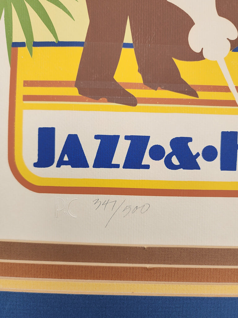 1977 New Orleans Jazz Fest Poster - Signed