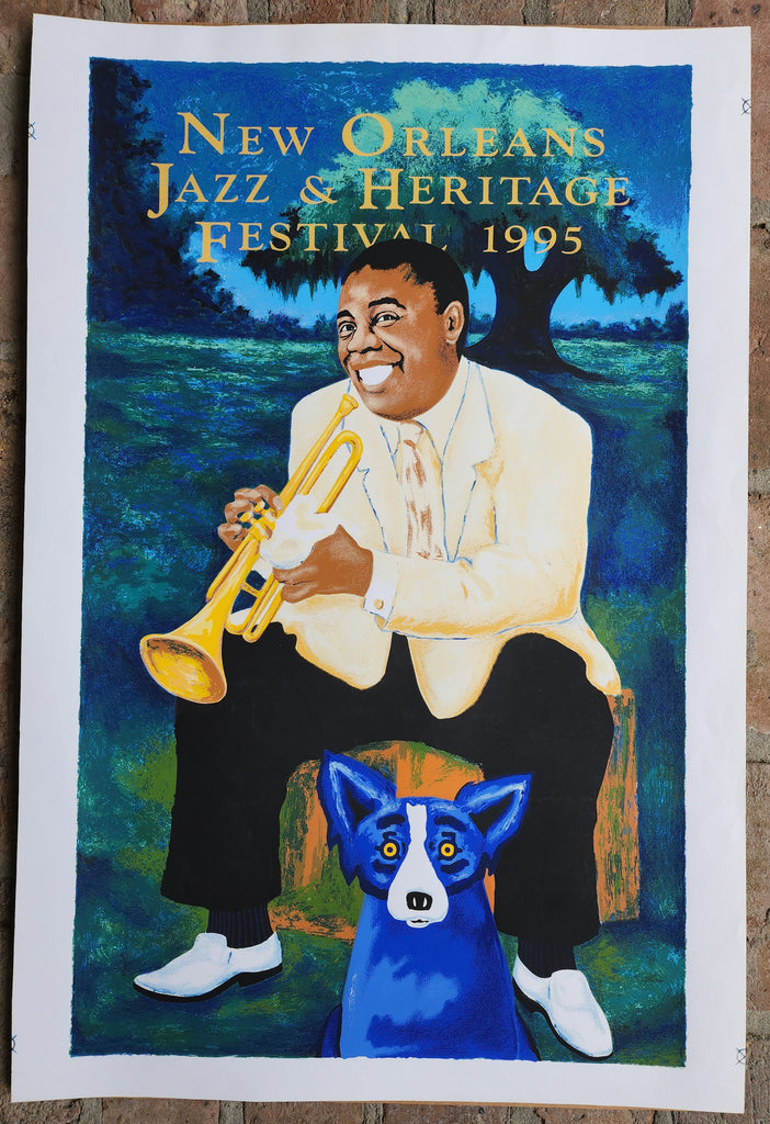 1995 New Orleans Jazz Fest Poster - Rare Proof