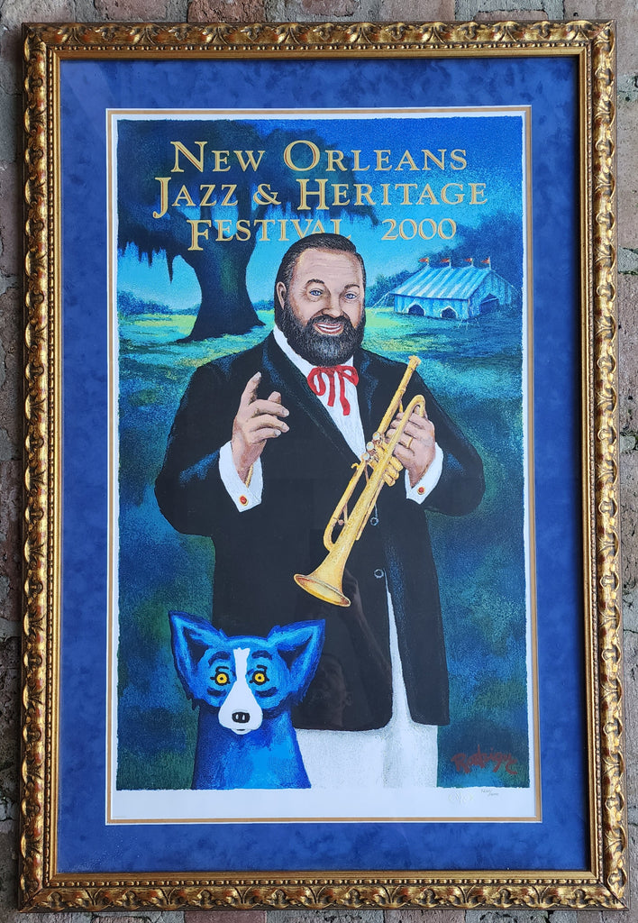 2000 New Orleans Jazz Fest Poster - Numbered & Framed