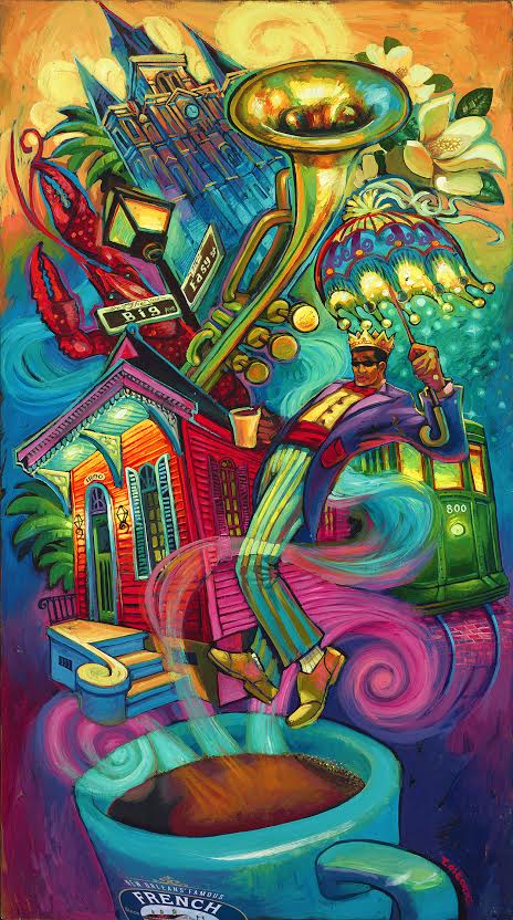"Flavor of New Orleans" New Orleans Art by Terrance Osborne