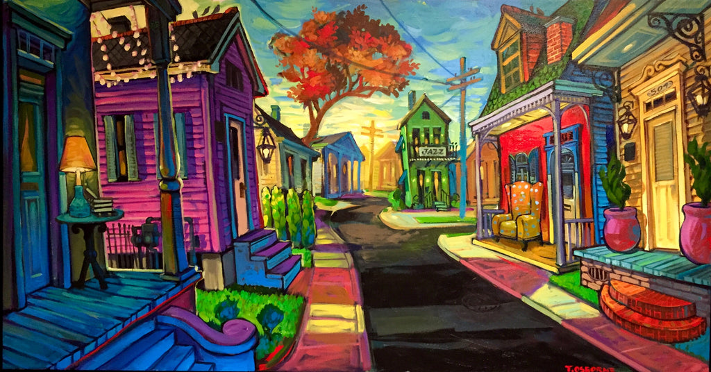 "Easy Nola" New Orleans Art by Terrance Osborne - Giclee