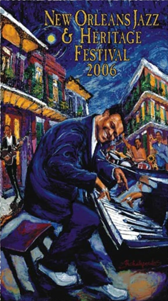 2006 New Orleans Jazz Fest Poster - Cmarque