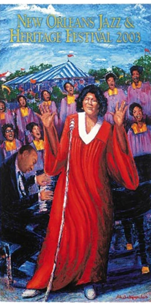 2003 New Orleans Jazz Fest Poster - Signed