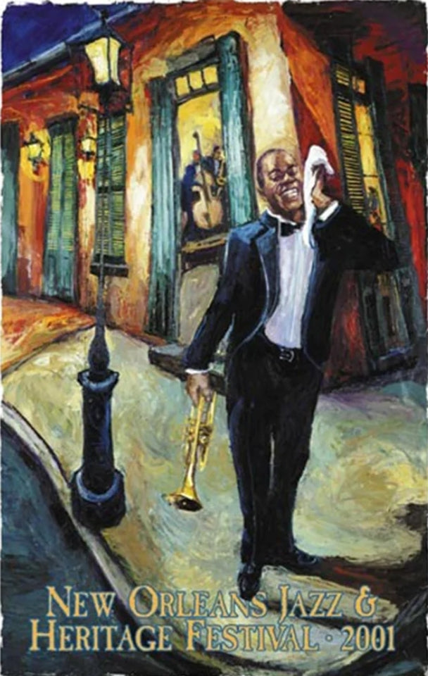 2001 New Orleans Jazz Fest Poster - Signed