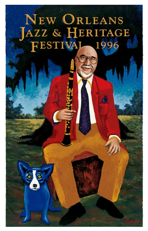 1996 New Orleans Jazz Fest Poster - Signed