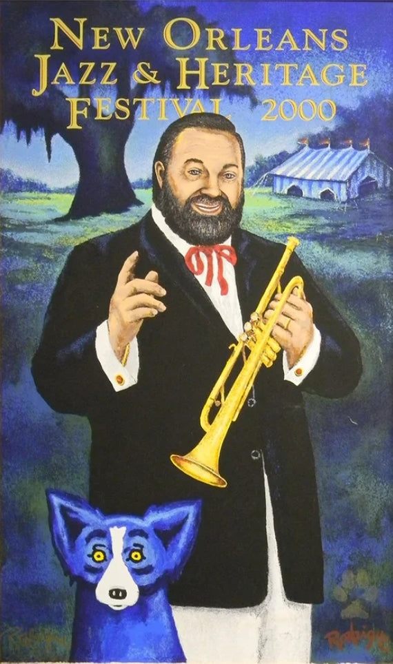 2000 New Orleans Jazz Fest Poster - Remarque – Geaux Art