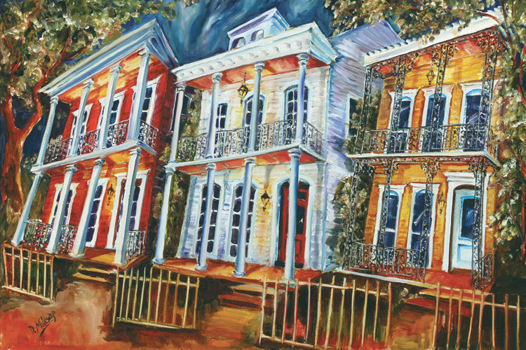 "Uptown Revival" - New Orleans Art Print by Diane Millsap