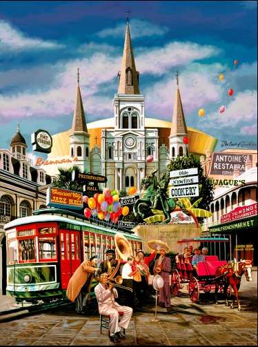 "New Orleans Jazz" Fine Art Print Giclee by Brad Thompson